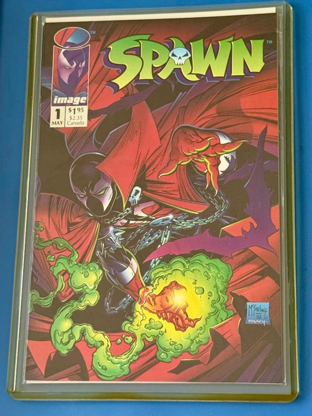SPAWN COMIC BOOK May 1 in hard case